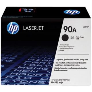 HP 90A Black LaserJet Toner Cartridge with Smart Printing Technology 