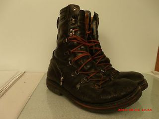 Pre owned Mens Custom Boots Size 8C Brown