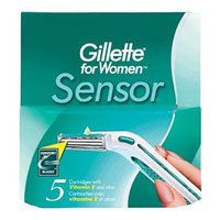 Gillette Sensor for Women Shaver Refill Razor Blade Cartridges TWO 5 