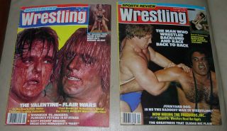 SPORTS REVIEW WRESTLING MAY AND SEPTEMBER 1981 BACKLUND ANDRE 