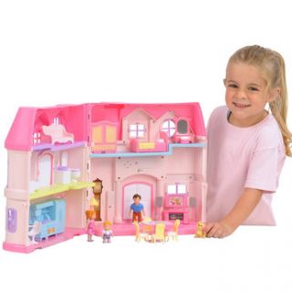 Kids will love this gorgeous pink You & Me Dolls House Comes complete 