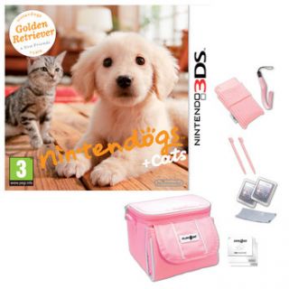 Nintendo 3DS Nintendogs and Cats Golden Retriever with Accessory Pack 