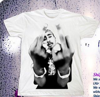 2pac tupac Fxxk Rapper Hip Hop Music wiz khalifa T Shirt Sz.S,M,L,XL