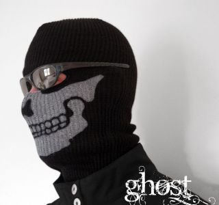 Unofficial Modern Warfare 2 Ghost Ski Mask Replica Wide Knit New