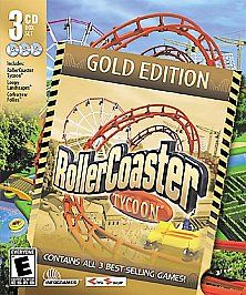 RollerCoaster Tycoon Gold Edition PC, 2002