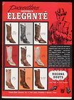 1957 Nocona cowboy Western boots 8 styles print ad