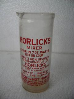 Vintage Original Horlicks Mixer Glass