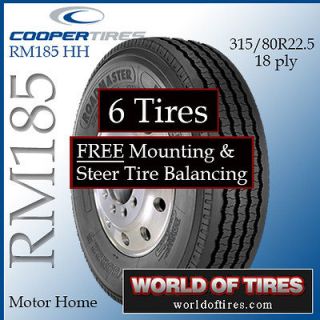 tires Roadmaster RM185 HH motor home tires rv tires 315 80 RVtires