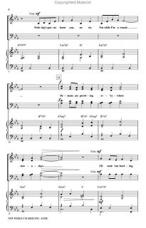 Look inside Not While Im Around   Sheet Music Plus