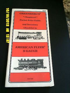 Greenbergs Pocket Price Guide & Inventory Checklist to Lionel Trains 