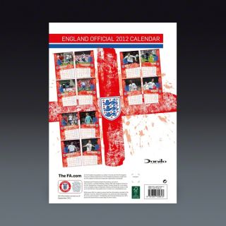 England Calendar 2012  SOCCER