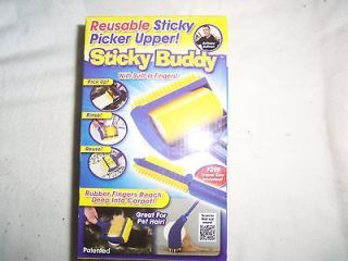 BRAND NEW REUSABLE STICKY PICKER UPPER STICKY BUDDY GREAT FOR PETS 