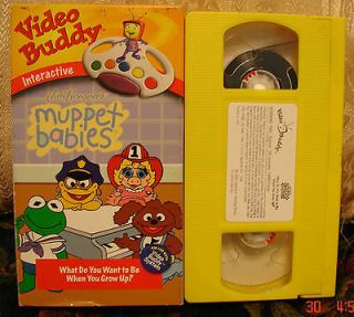 Hensons MUPPET BABIES What Do You Want To Be When You Grow Up? Vhs 