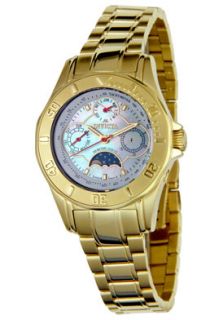 Invicta 4330 Watches,Womens Moon Phase Goldtone, Womens Invicta 
