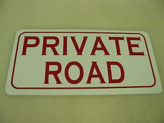 PRIVATE ROAD Metal Sign 4 Private Property No Trespassing Land Posted 