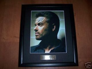 Newly listed George Michael Wham Framed Music Memorabilia Signed 