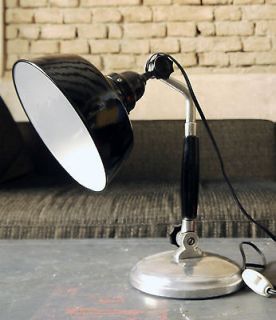 1930s ART DECO BAUHAUS DESK LAMP VINTAGE INDUSTRIAL MEDICAL LIGHT KURT 