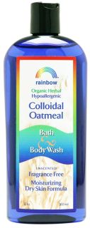 Rainbow Research   Colloidal Oatmeal Bath and Body Wash Unscented   12 