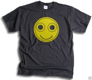 Mens T Shirt Funny Smiley Face Acid Trip LSD Rave XTC