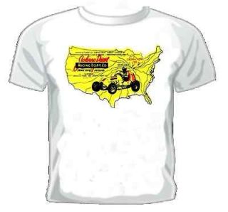 Vintage RACE/GASSER/DR​AG T shirt JOHNNY PAUL RACING EQPT. CO.