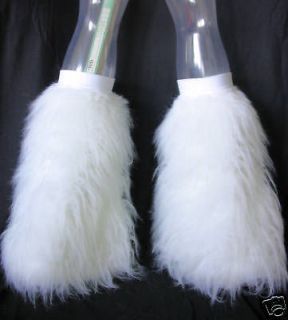 GoGo Dancer Fluffy Boot Covers Furry Legwarmers Rave Fluffies Fluffys 