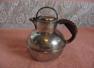   Sheffield Silver Plate Individual Teapot Coffee Pot EPNS England
