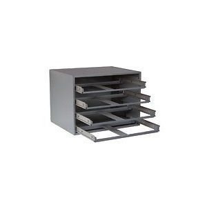 NEW METAL 24 HOLE STORAGE TRAY / CABINET AND SLIDE RACK 303 95 + FOUR 