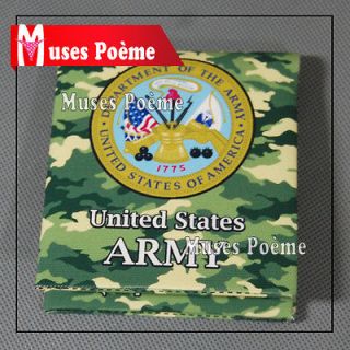 New Creative Cloth wallet mimic US ARMY badge print Cool Camouflage 