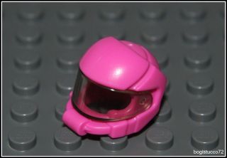   x1 Pink Helmet ★ Visor City Girl Racer Halo Marine Minifigure NEW