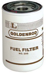 56608 (595 5) Diesel/Gas 10 Micron spin on Fuel Filter (Goldenrod)
