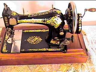 antique sewing machine in Machines