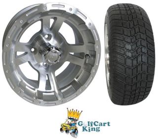 RX132 Low Profile Golf Cart 12 Wheel and Tire Combo