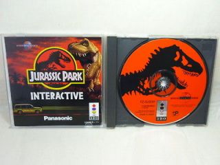 JURASSIC PARK Interactive 3DO JAPANESE Video Game Import Panasonic bbc 