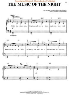 Look inside Phantom Of The Opera   Easy Piano   Sheet Music Plus
