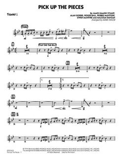 Look inside Pick up the Pieces   Trumpet 1   Sheet Music Plus