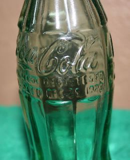 Reproduced 6 Ounce Coke Bottle Pat.Dec 25 1923 Zanesville Ohio