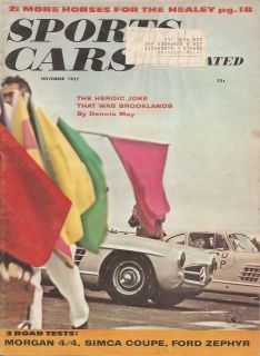  CARS ILLUSTRATED Magazine Nov   MORGAN 4+4 Austin Healey 100 SIMCA