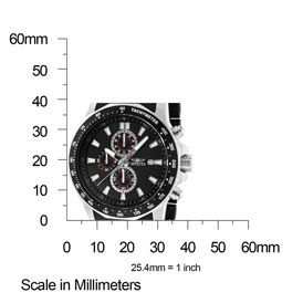 Invicta 1930 Watches,Mens Sea Spider Chronograph Black Polyurethane 