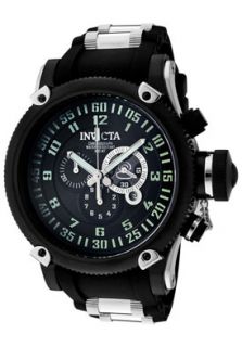 Invicta 0517 Watches,Mens Russian Diver Chronograph Black Dial Black 