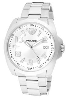 Police 12157JVS 04MC Watches,Mens Sovereign Silver Dial Stainless 