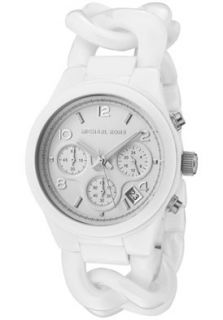 Michael Kors MK5387 Watches,Womens Chronograph White Dial White 