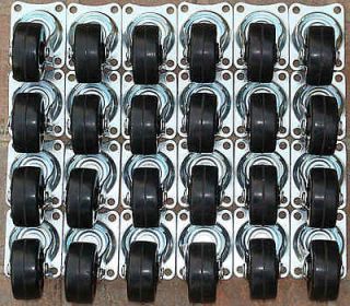 24 New Heavy Duty 2 Inch Swivel Plate Casters AWESOME