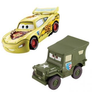 Disney Pixar Cars 2 Sarge & Lightning McQueen Colour Change Car   Toys 