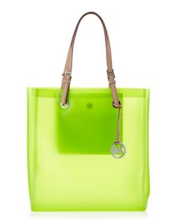Jelly Tote Bag, Neon Green   