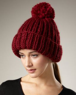 Rain Knit Pom Pom Hat   