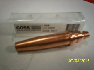 NEW GOSS 820 5 CUTTING TIP SIZE 5 144 5 FOR AIRCO