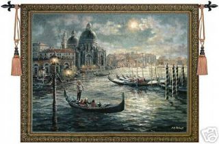 Beautiful Venice Tapestry Wall Hanging, Huge 53X41