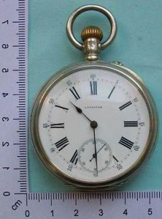 Ultra rare solid silver LONGINES pocket watch. Grand prix paris 1889