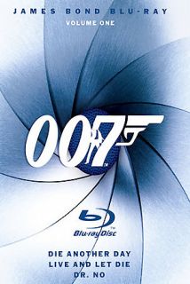 James Bond Blu Ray Collection   Vol. 1 Blu ray Disc, 2009, 3 Disc Set 