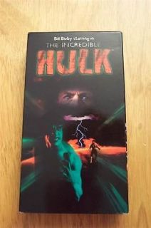 INCREDIBLE HULK Cyclops Project VHS animation 1991